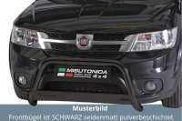 Frontbügel Edelstahl schwarz für Fiat Freemont 2011 - 63mm ABE Frontschutzbügel