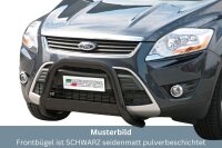 Frontbügel Edelstahl schwarz für Ford Kuga 2007 - 2012 63mm mit ABE Rammschutz