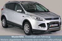 Frontbügel Edelstahl schwarz für Ford Kuga 2013-2016 Ø63mm mit Gutachten Frontschutzbügel