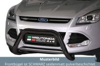 Frontbügel Edelstahl schwarz für Ford Kuga 2013-2016 76mm mit ABE Frontschutzbügel