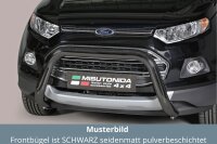 Frontbügel Edelstahl schwarz für Ford Ecosport 2014 - 76mm ABE Frontschutzbügel