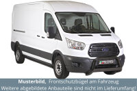 Frontbügel Edelstahl schwarz für Ford Transit 2014 - 63mm Gutachten Frontschutzbügel