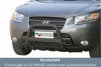 Frontbügel Edelstahl schwarz für Hyundai Santa...