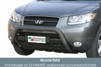 Frontbügel Edelstahl schwarz für Hyundai Santa...