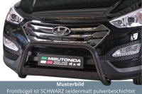 Frontbügel Edelstahl schwarz für Hyundai Santa...