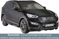 Frontbügel Edelstahl schwarz für Hyundai Santa...