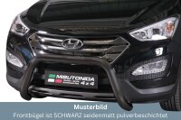 Frontbügel Edelstahl schwarz für Hyundai Santa...