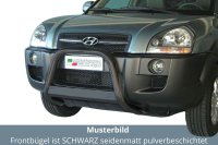 Frontbügel Edelstahl schwarz für Hyundai Tucson...