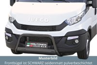 Frontbügel Edelstahl schwarz für Iveco Daily...