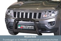 Frontbügel Edelstahl schwarz für Jeep Compass...