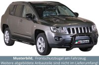 Frontbügel Edelstahl schwarz für Jeep Compass...