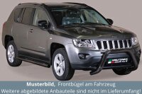 Frontbügel Edelstahl schwarz für Jeep Compass...