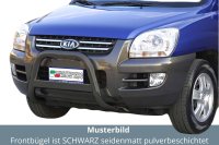 Frontbügel Edelstahl schwarz für KIA Sportage...