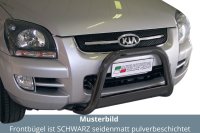 Frontbügel Edelstahl schwarz für KIA Sportage...