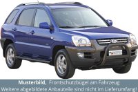 Frontbügel Edelstahl schwarz für KIA Sportage 2004 - 2007 63mm mit ABE Bullbar