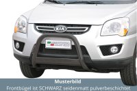 Frontbügel Edelstahl schwarz für KIA Sportage...