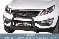 Frontbügel Edelstahl schwarz für KIA Sportage...