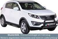 Frontbügel Edelstahl schwarz für KIA Sportage...