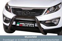 Frontbügel Edelstahl schwarz für KIA Sportage...