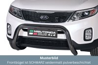 Frontbügel Edelstahl schwarz für KIA Sorento...