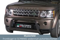 Frontbügel Edelstahl schwarz für Land Rover...