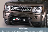 Frontbügel Edelstahl schwarz für Land Rover...