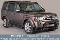 Frontbügel Edelstahl schwarz für Land Rover Discovery 4 2012 - 76mm ABE Bullbar