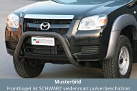 Frontbügel Edelstahl schwarz für Mazda BT 50...