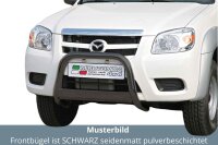 Frontbügel Edelstahl schwarz für Mazda BT 50...