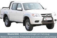 Frontbügel Edelstahl schwarz für Mazda BT 50...