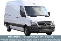 Frontbügel Edelstahl schwarz für Mercedes Sprinter W906 Bj. 2013 - 2017 Ø63mm mit Gutachten