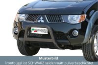 Frontbügel Edelstahl schwarz für Mitsubishi...