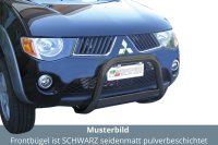 Frontbügel Edelstahl schwarz für Mitsubishi...