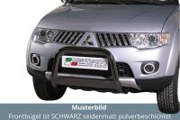 Frontbügel Edelstahl schwarz für Mitsubishi...