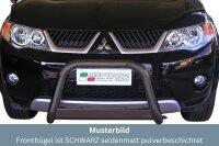 Frontbügel Edelstahl schwarz für Mitsubishi...