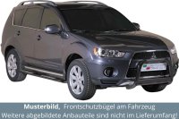 Frontbügel Edelstahl schwarz für Mitsubishi...