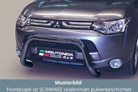 Frontbügel Edelstahl schwarz für Mitsubishi...