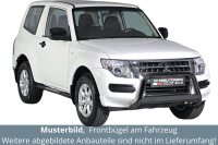 Frontbügel Edelstahl schwarz für Mitsubishi...