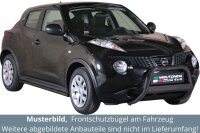 Frontbügel Edelstahl schwarz für Nissan Juke F15 2010- 63mm mit ABE Rammschutz