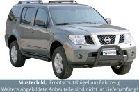 Frontbügel Edelstahl schwarz für Nissan...