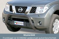 Frontbügel Edelstahl schwarz für Nissan...