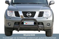 Frontbügel Edelstahl schwarz für Nissan Navara...