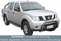 Frontbügel Edelstahl schwarz für Nissan Navara...