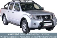 Frontbügel Edelstahl schwarz für Nissan Navara...