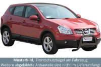 Frontbügel Edelstahl schwarz für Nissan Qashqai...