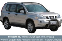 Frontbügel Edelstahl schwarz für Nissan X-Trail...