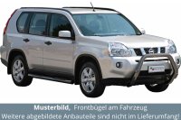 Frontbügel Edelstahl schwarz für Nissan X-Trail...