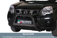 Frontbügel Edelstahl schwarz für Nissan X-Trail...