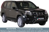 Frontbügel Edelstahl schwarz für Nissan X-Trail...