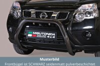 Frontbügel Edelstahl schwarz für Nissan X-Trail T31 2011 -2014 76mm Bullbar